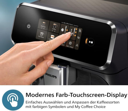 Philips 2300 Series Kaffeevollautomat mit LatteGo – Mattschwarz