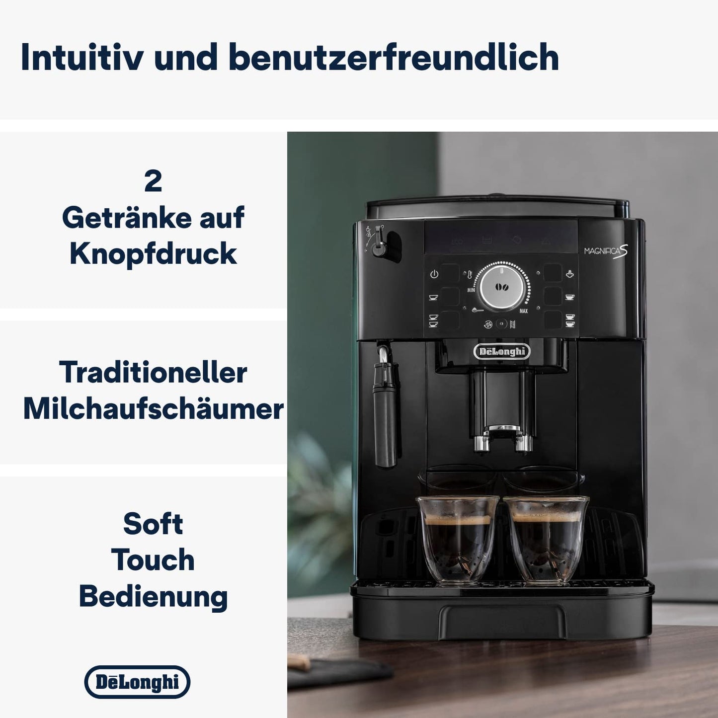 De’Longhi Magnifica S Kaffeevollautomat – Schwarz