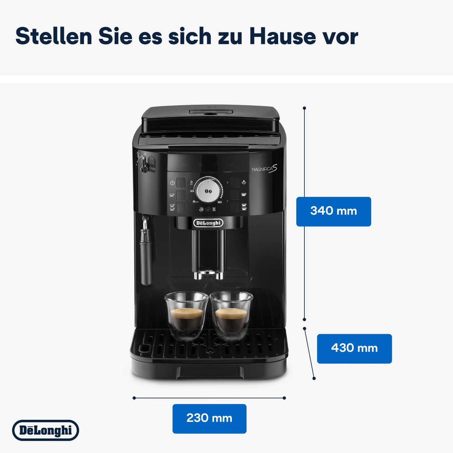 De’Longhi Magnifica S Kaffeevollautomat – Schwarz