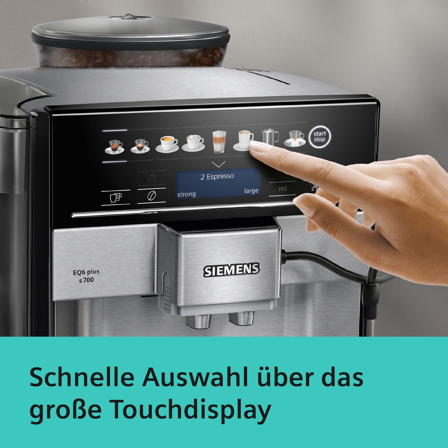 Siemens EQ6 Plus S700 Kaffeevollautomat mit Milchsystem