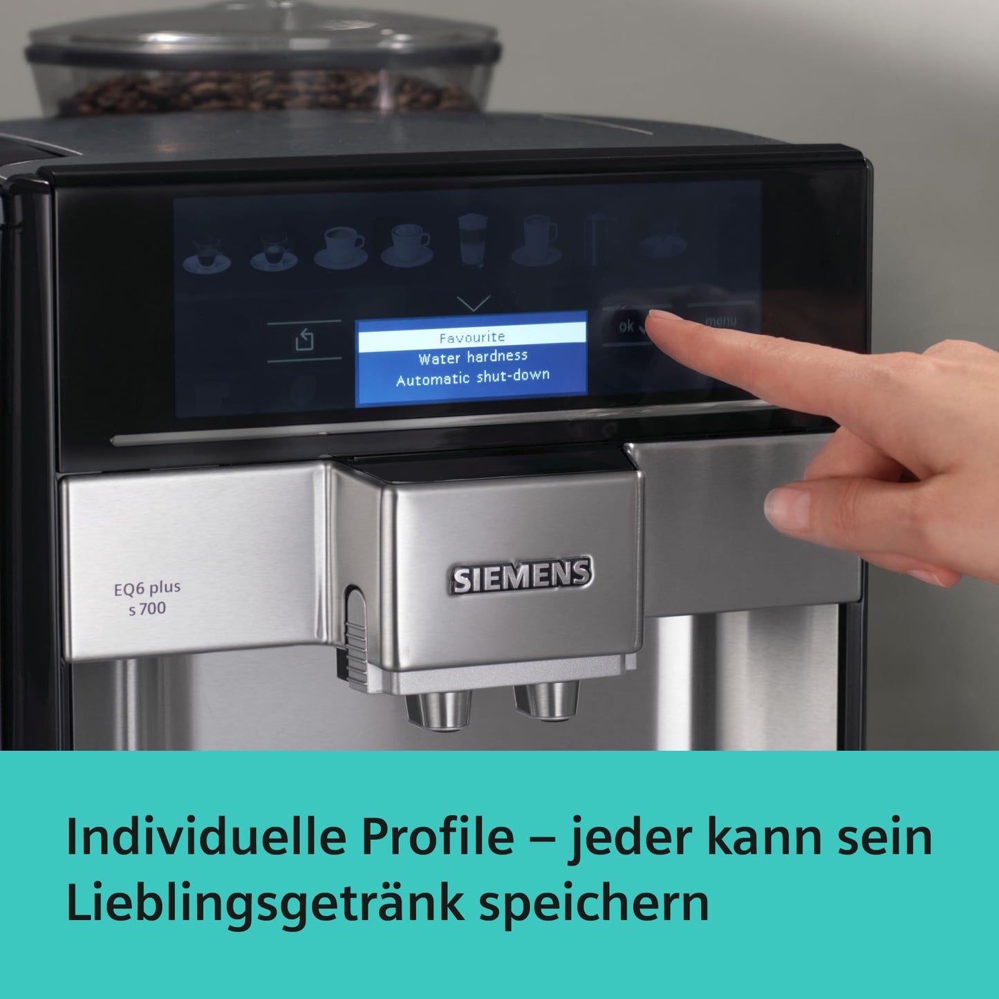 Siemens EQ6 Plus S700 Kaffeevollautomat mit Milchsystem