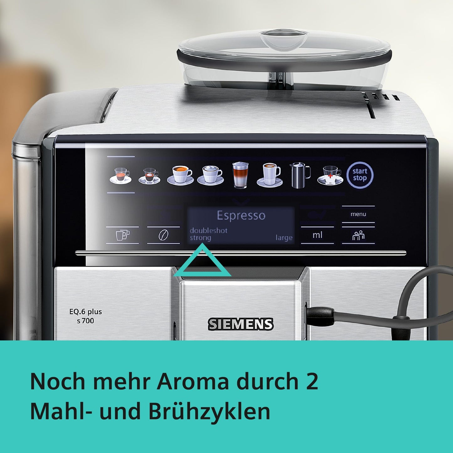 Siemens EQ6 Plus S700 Kaffeevollautomat mit Milchsystem
