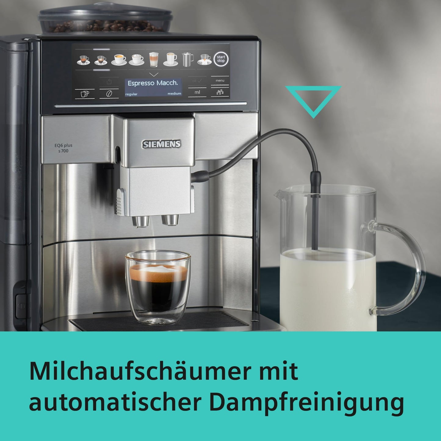Siemens EQ6 Plus S700 Kaffeevollautomat mit Milchsystem